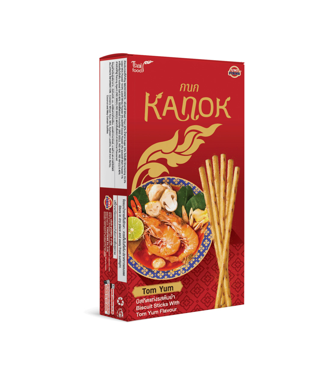 BISCUIT STICKS WITH TOM YUM FLAVOUR(KANOK) Image