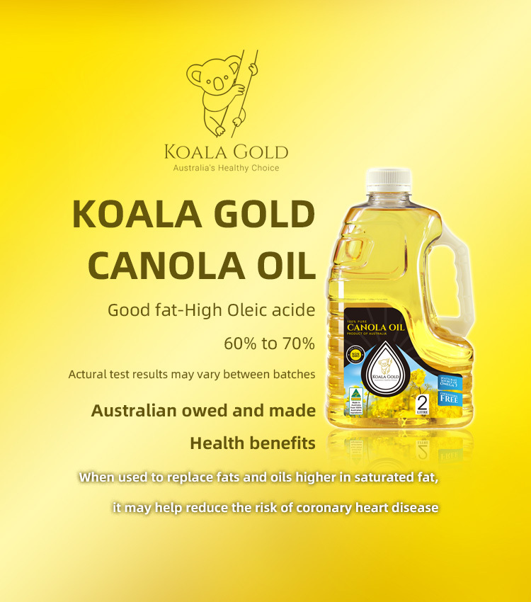 KOALA GOLD CANOLA OIL 2L-Handle イメージ