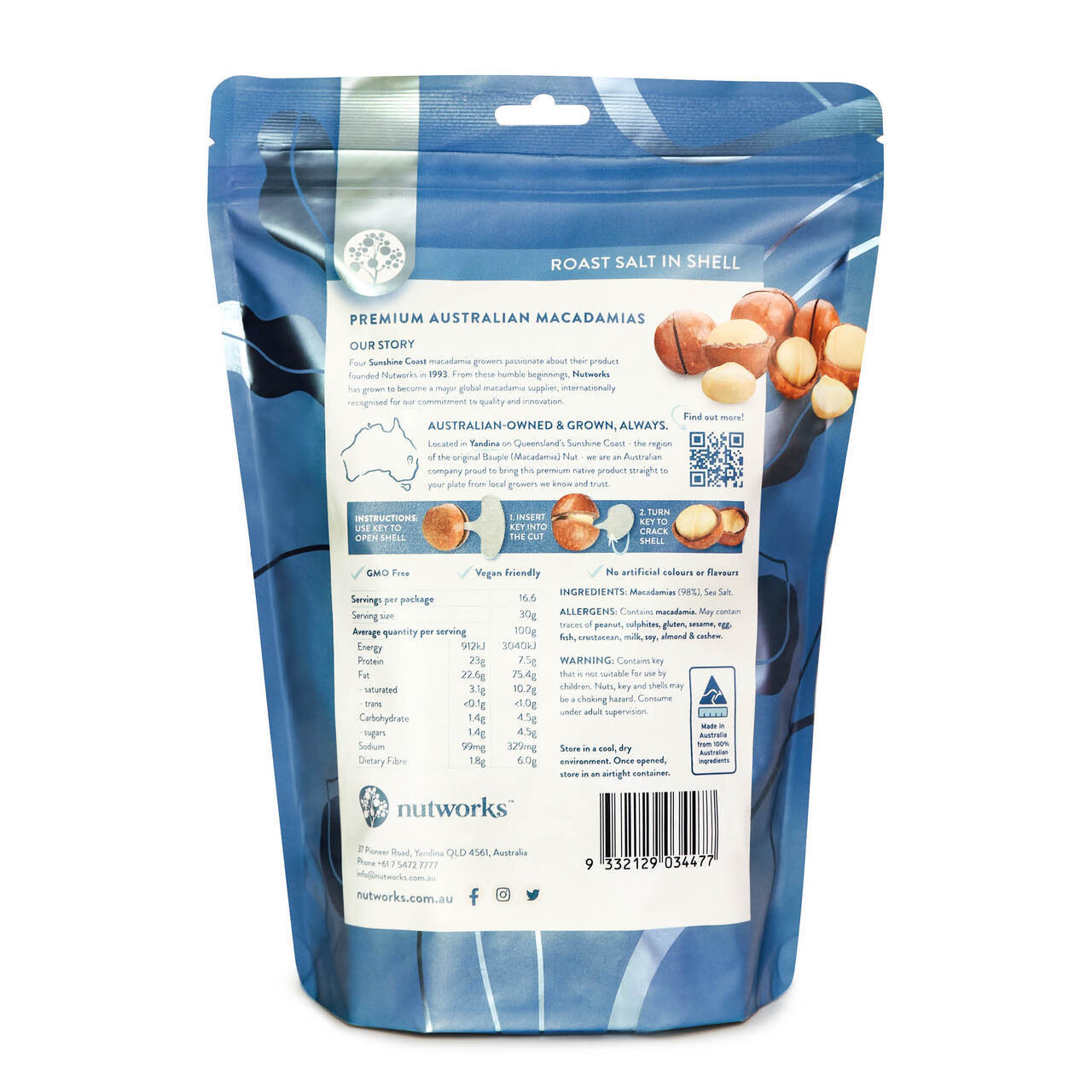 Roast Salt (Macadamia in Shell) Easy Crack Macadamias イメージ