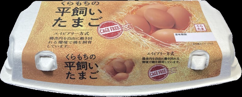 株式会社くらもち「くらもちの平飼いたまご10個」 イメージ