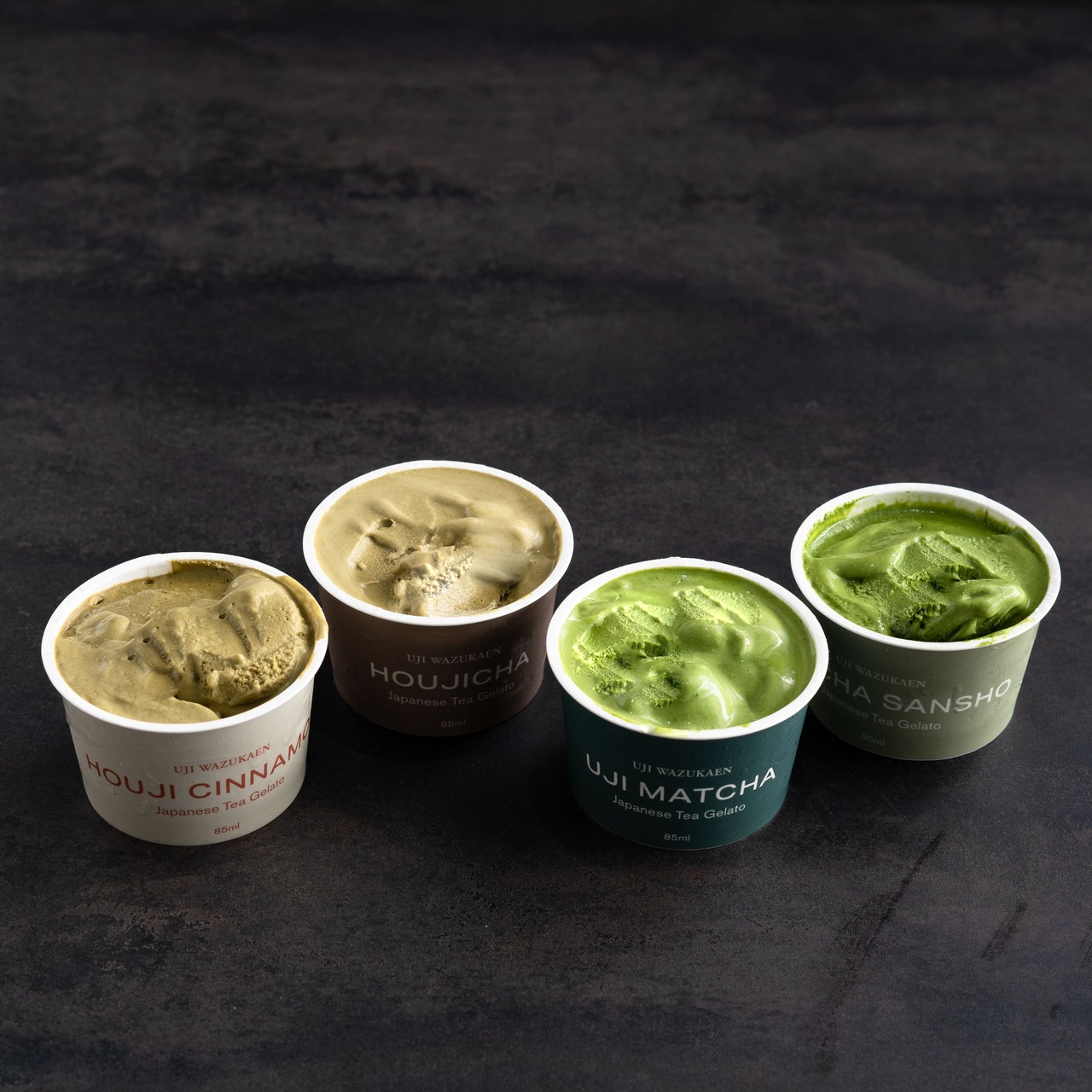 Tea shop-made, fragrant tea leaf gelato Image