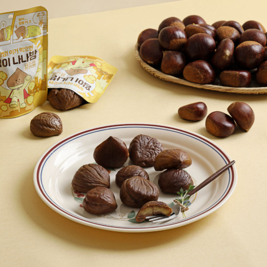 Korean Chestnut Dice (Canned in Syrup) Image