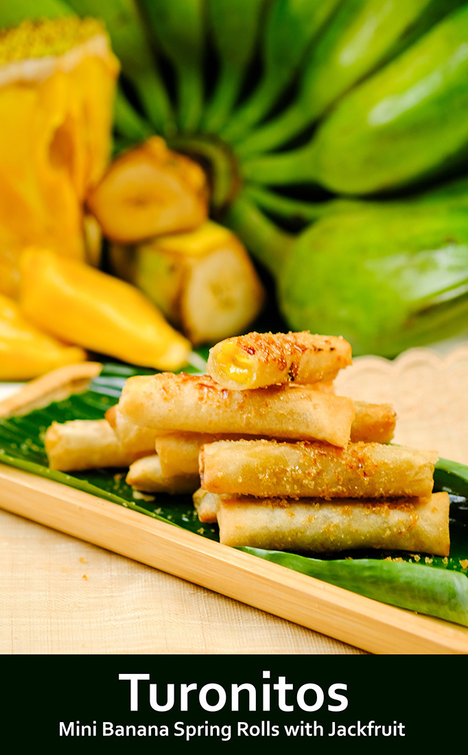 Golden Saba Mini Banana Spring Rolls Image
