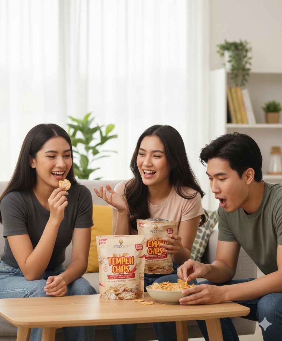 Aducktive Hot & Spicy Tempeh Chips Image