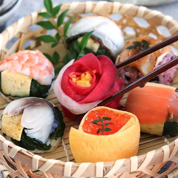 うるわし手鞠わさび葉寿し イメージ