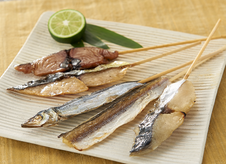 Skewer Baked Himono  ( Skewer Juicy baked dried fish ) Image