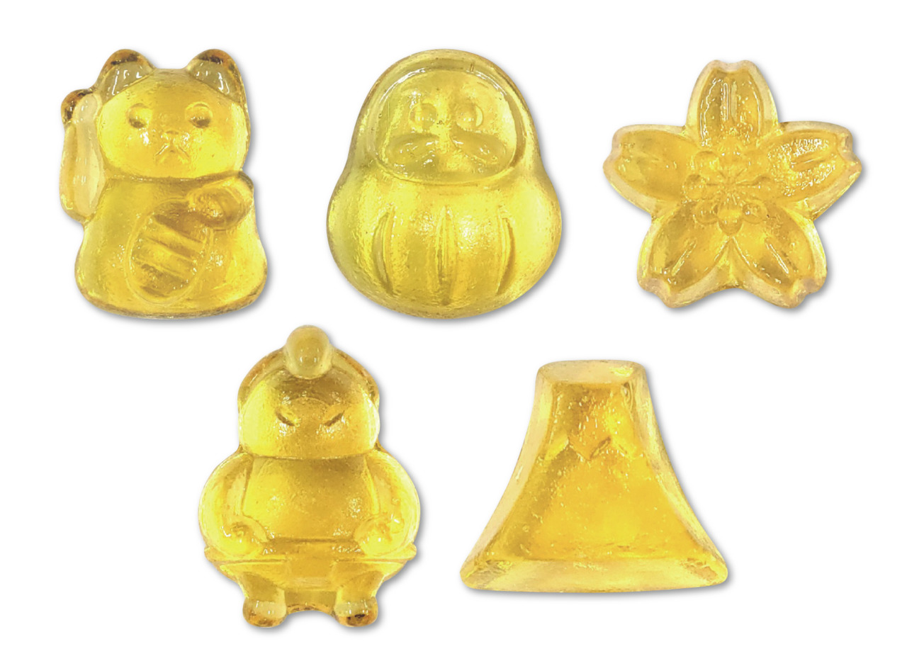 Japanese Shaped Golden Candy Image