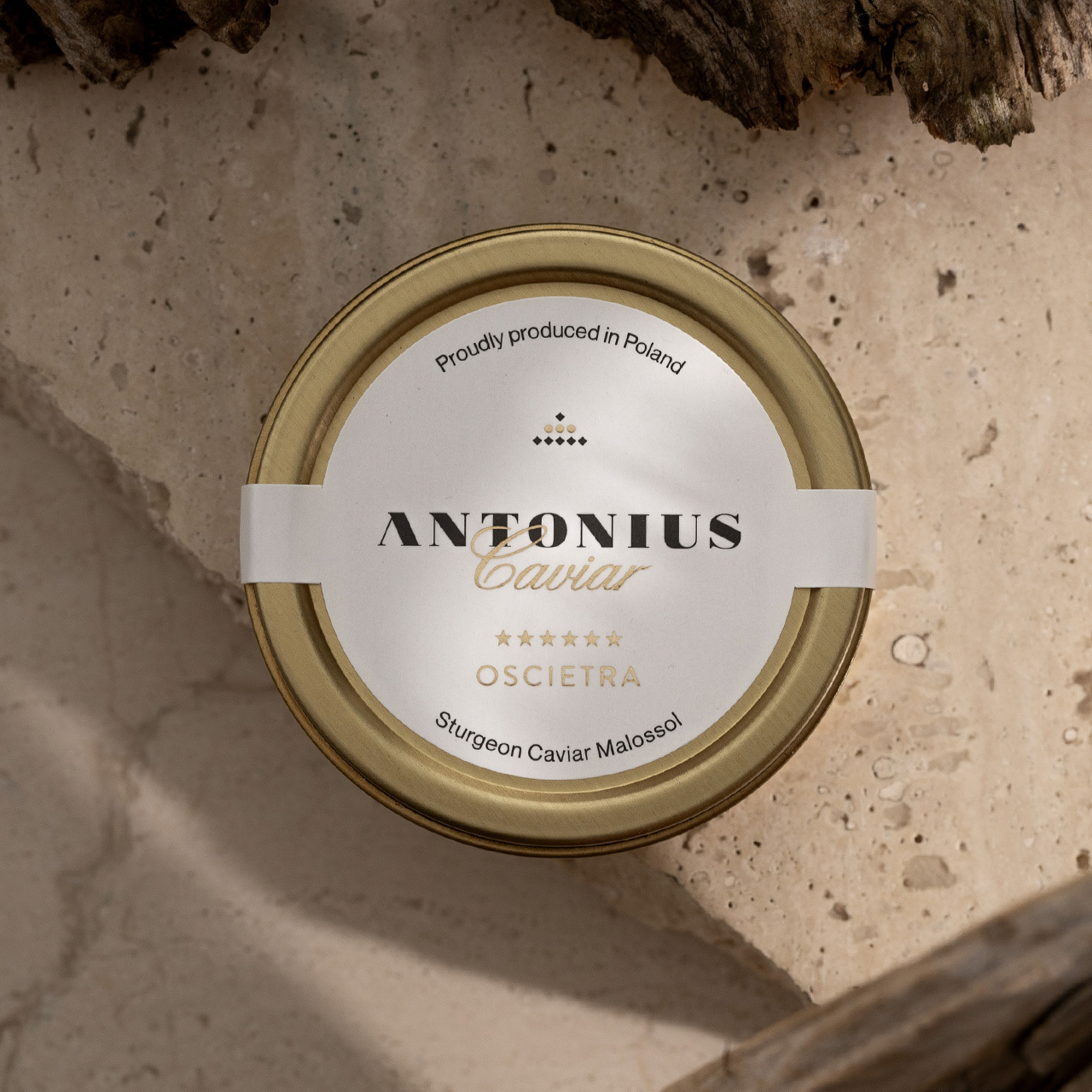 Antonius Caviar Oscietra - fresh unpasteurized caviar from Russian sturgeon (Acipenser gueldenstaedtii) Image