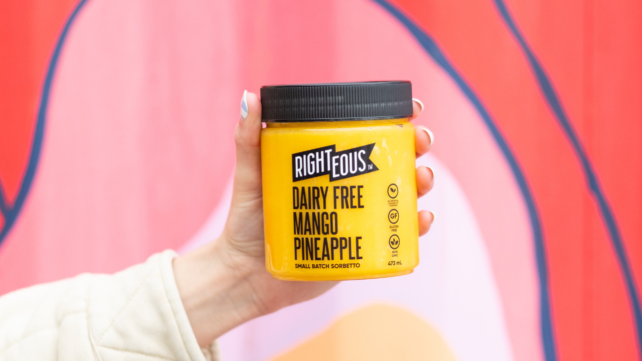 Righteous Dairy Free Mango Pineapple Sorbetto イメージ