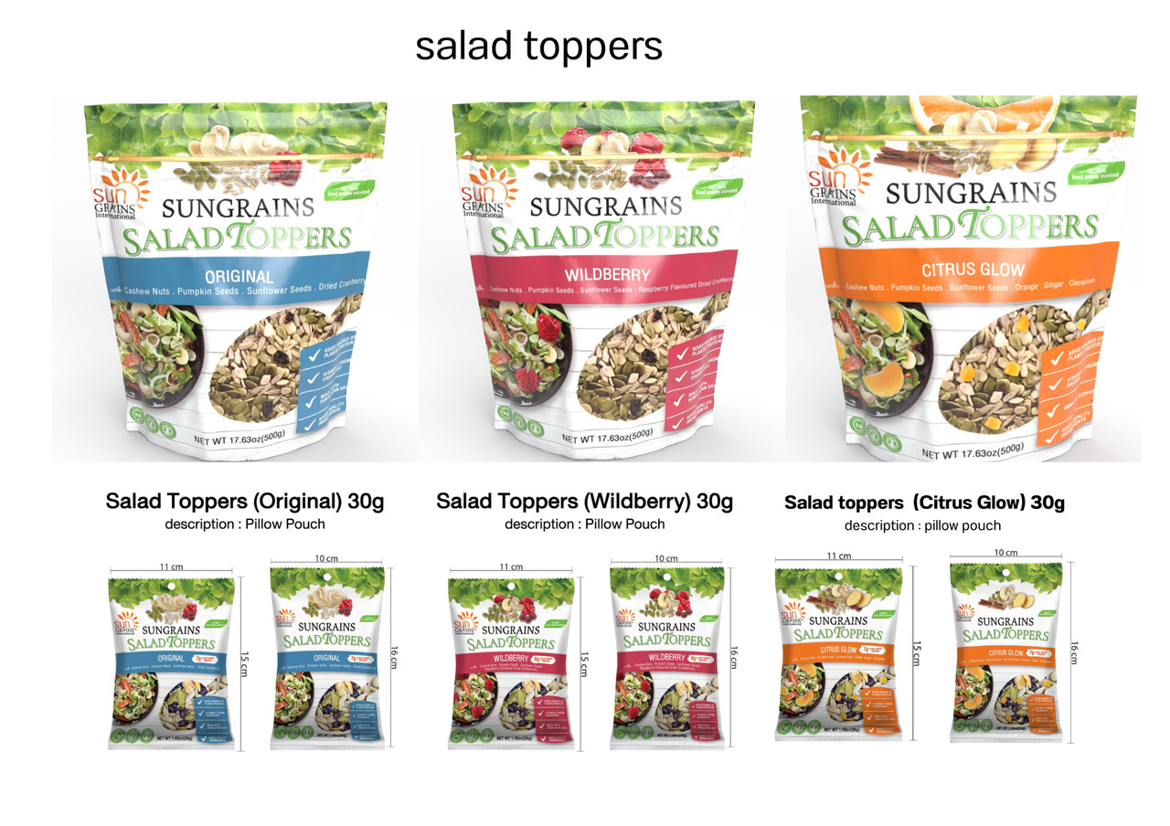 SALAD TOPPER ORIGINAL / WILDBERRY / CITRUS GLOW Image