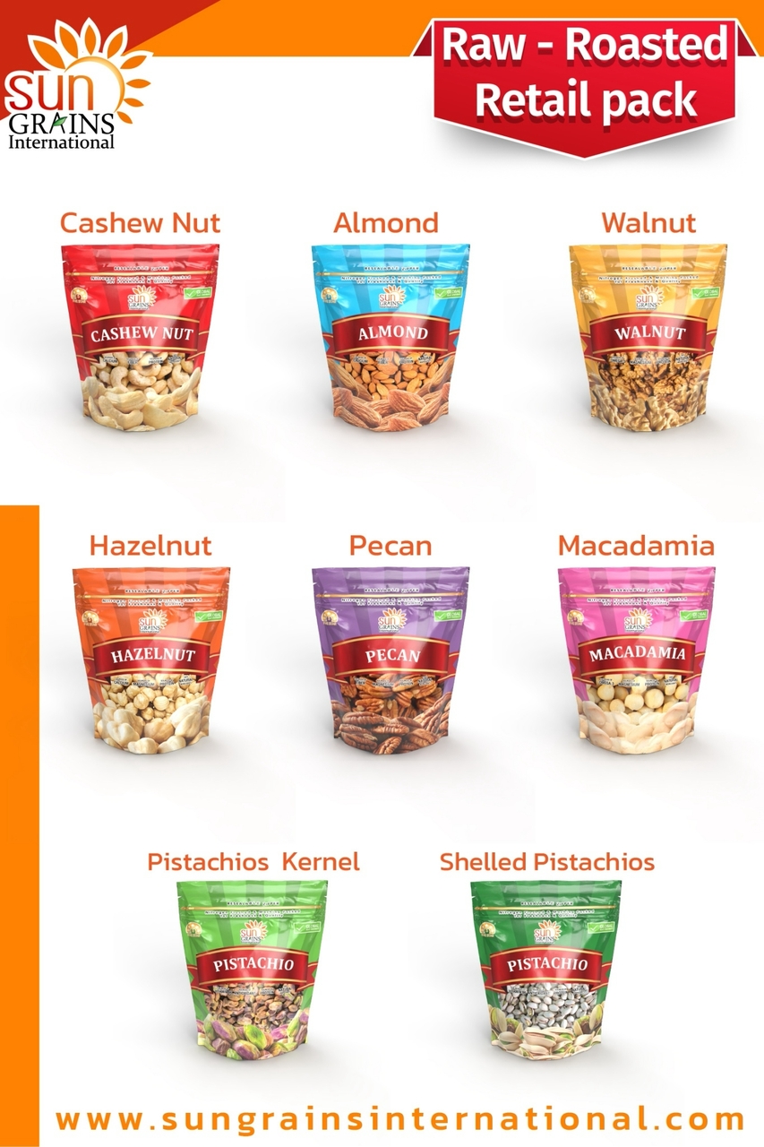 ROASTED NUTS  (Almonds, Cashews, Walnuts, Pecans, Macadamia , Pistachios, Hazelnut) Image