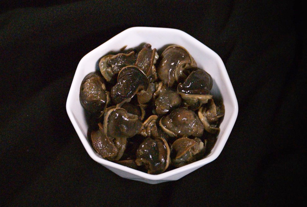 Snails meat in can Image
