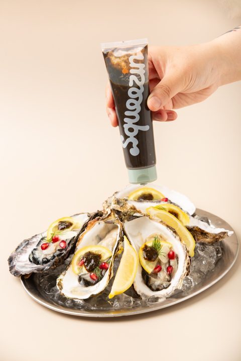 明太子入りフレーバー: 海苔＋特製醤油＋明太子味 イメージ