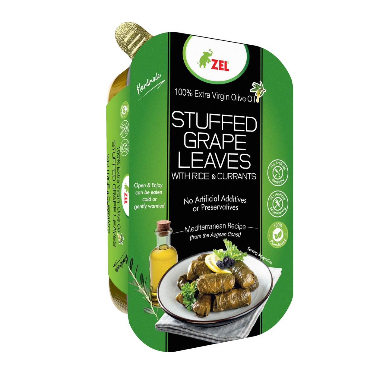 Stuffed Vineleaves with Olive Oil Image