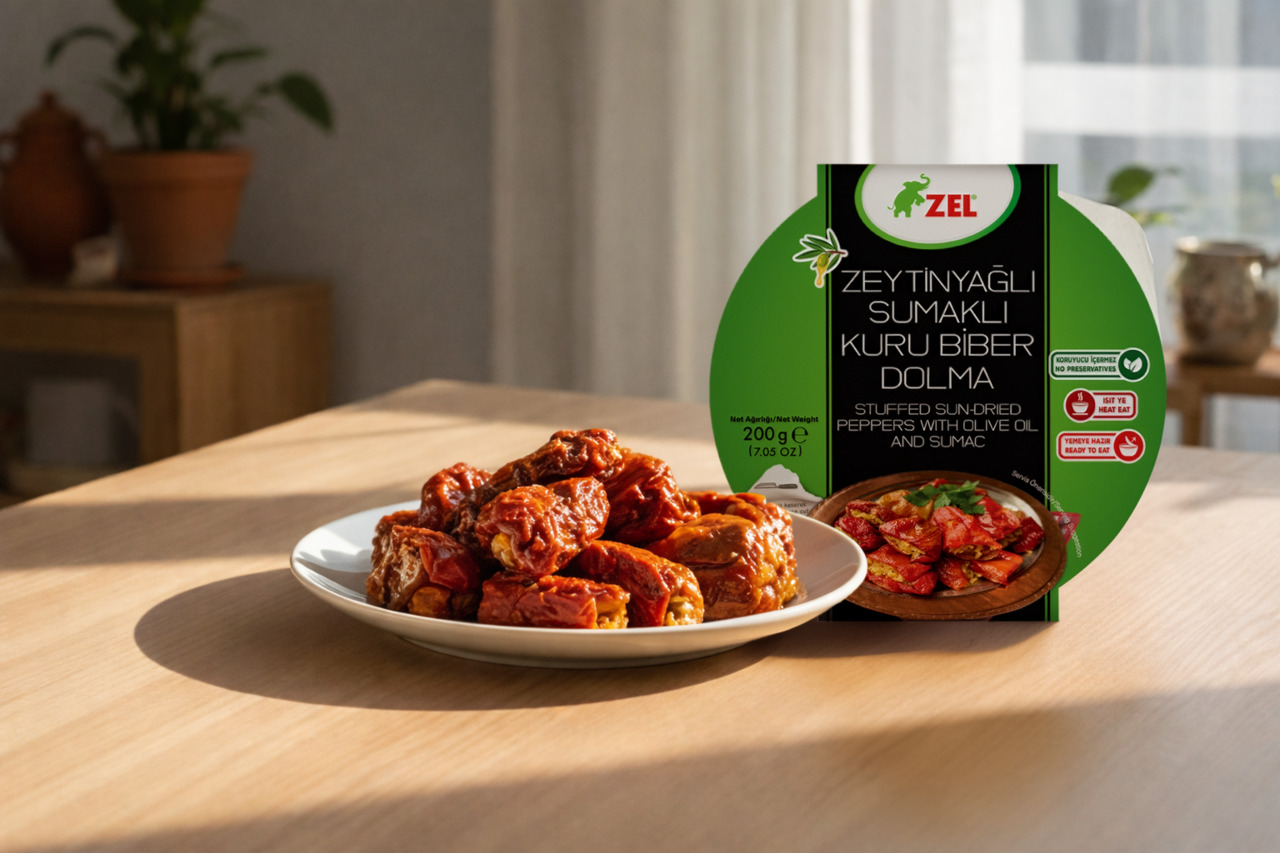 Stuffed Sun Dried Pepper with Olive Oil Image