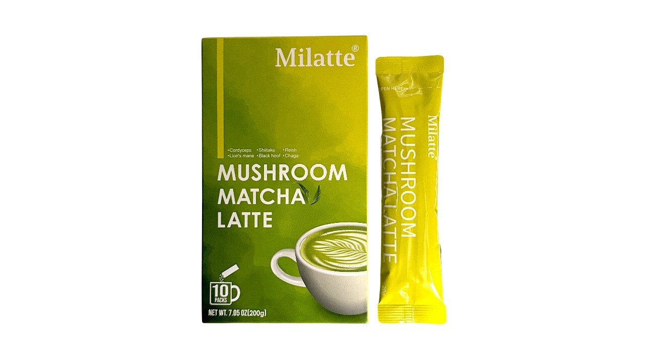 Milatte MUSHROOM MATCHA LATTE Image