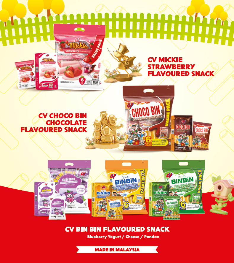 Cream Coated Corn Stick & Cream Coated Biscuit Stick Image