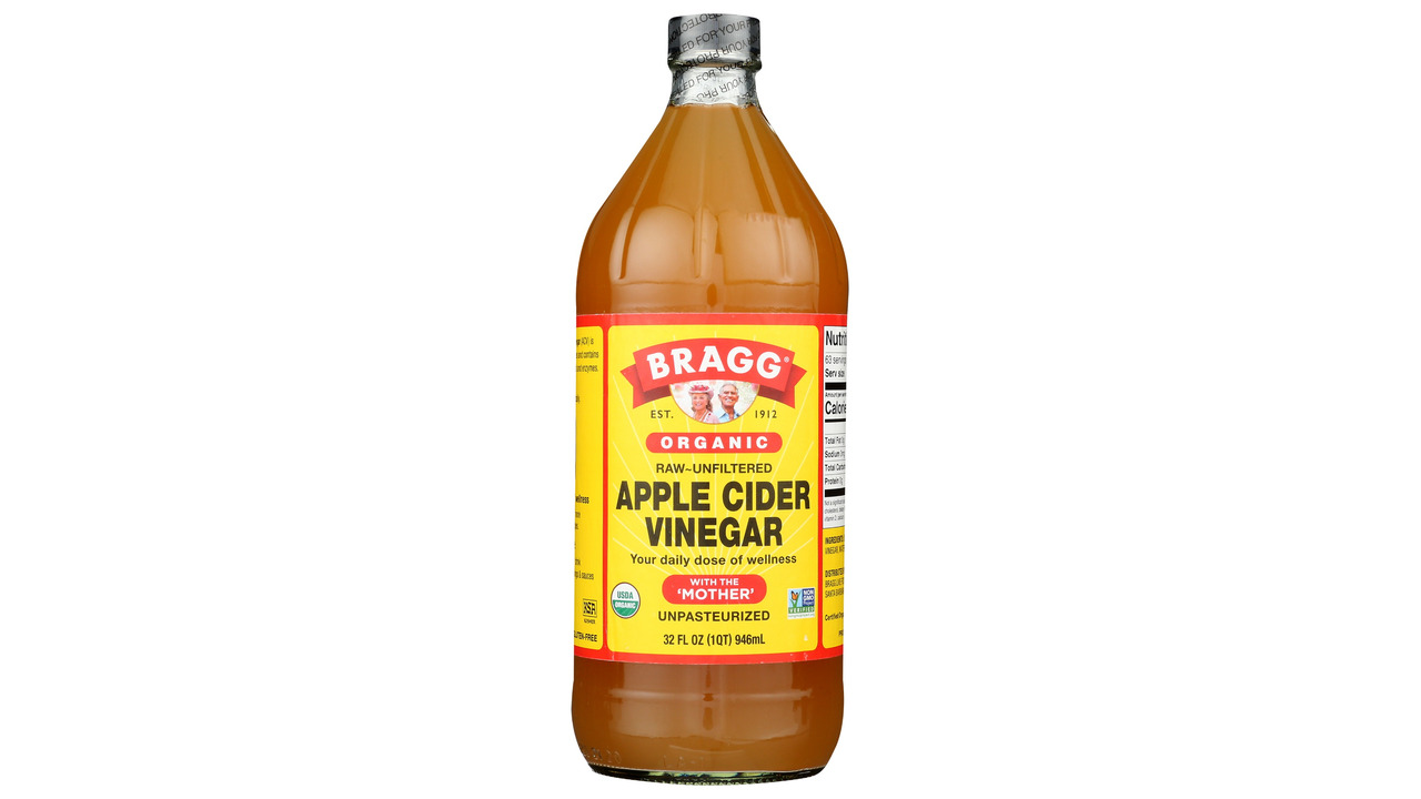 BRAGG - Apple Cider Vinegar - Organic, NON-GMO,  Non-Filtered with Mother Image