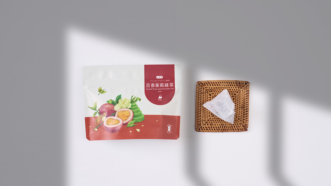 Flavor Tea( Passion Jasmin Green Tea/Mango Jinxuan Oolong Tea/Lychee Black Tea/Green Apple Si Ji Chun) Image