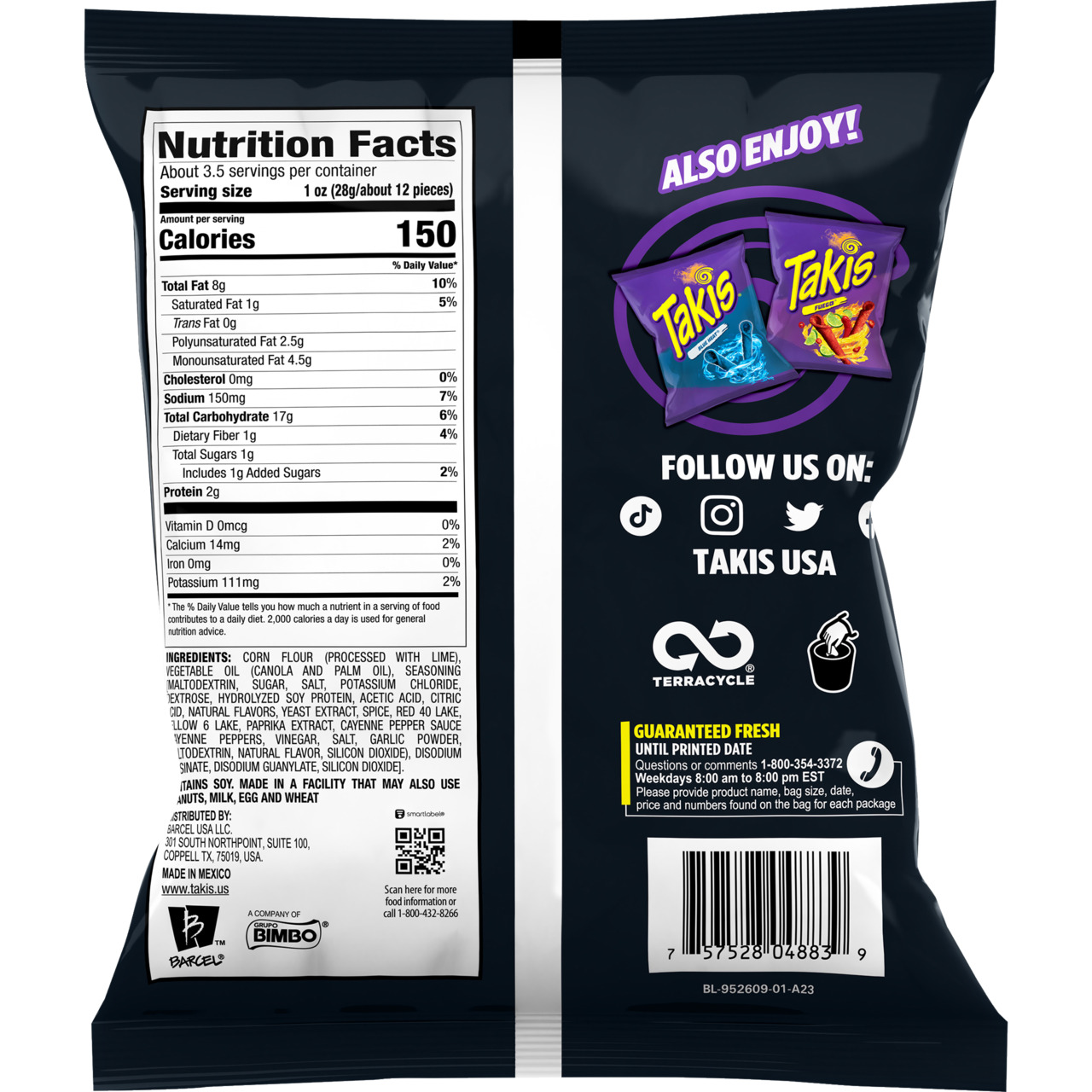 Takis Dragon Sweet Chili rolled tortilla chips Image