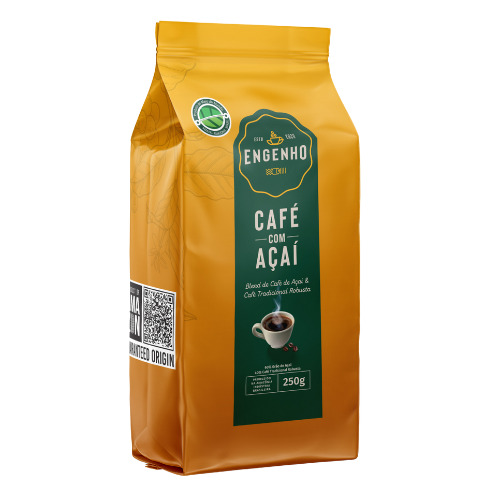 Roasted and ground açaí berries (Functional aromatic beverage) Image