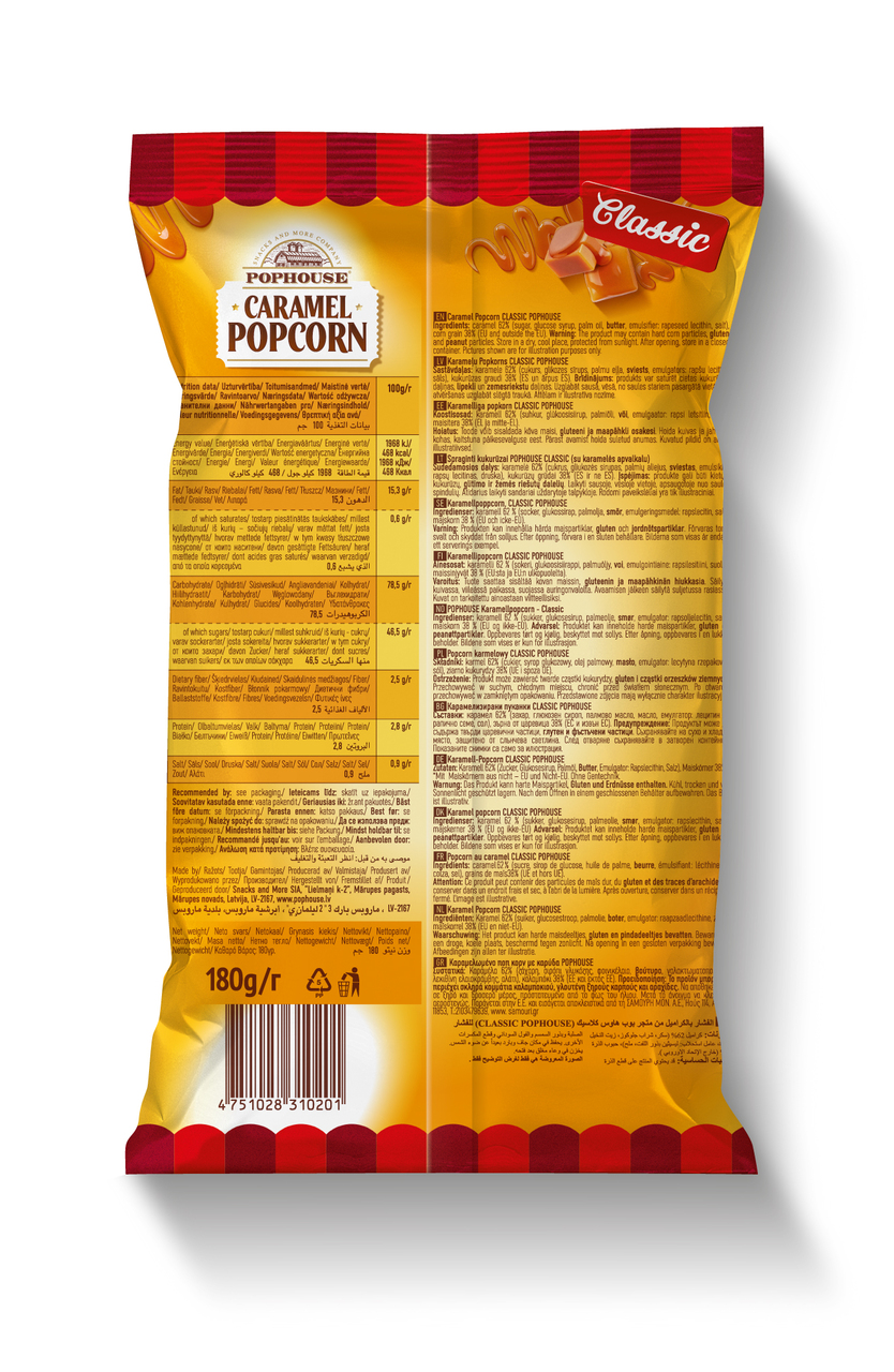 Caramel popcorn Classic POPHOUSE Image