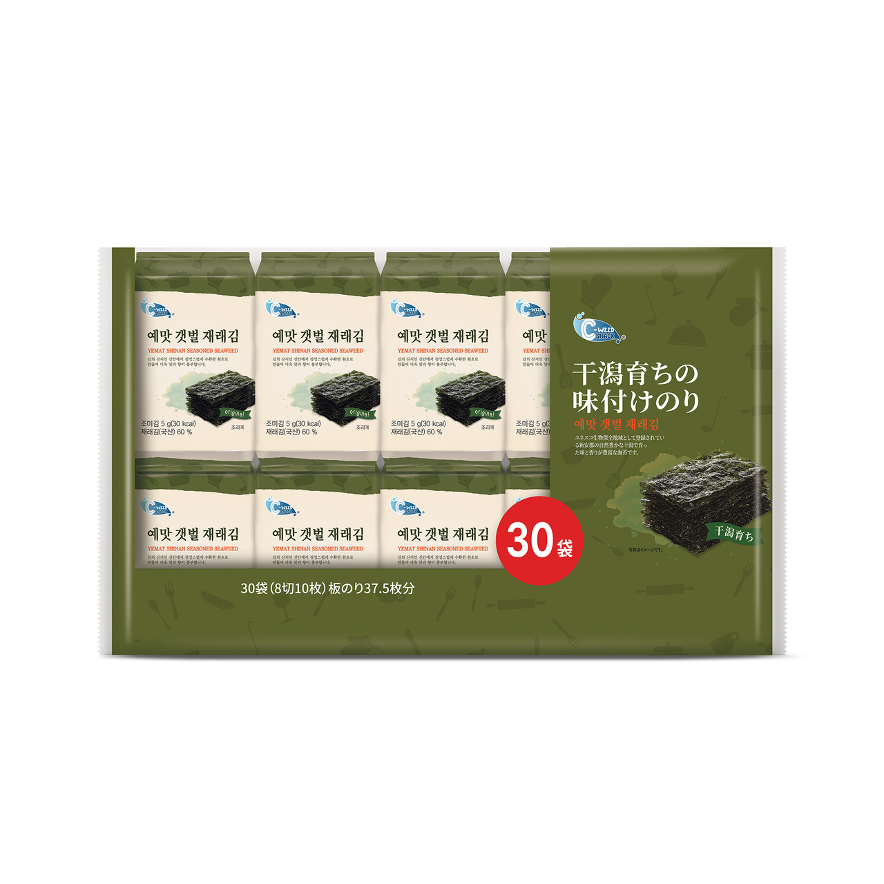Korean seasoned seaweed イメージ