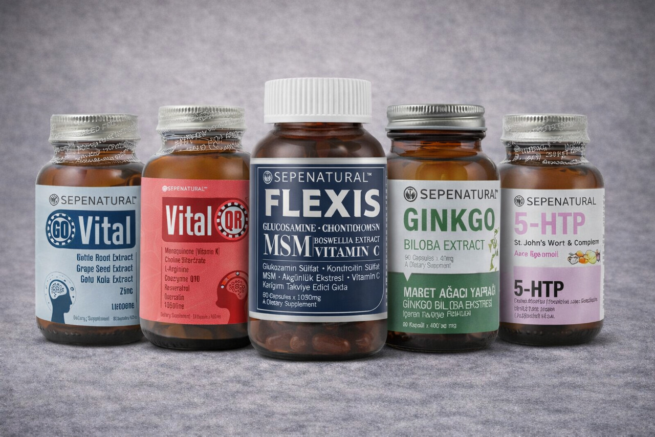 FLEXIS Joint Support Capsules (Glucosamine/Chondroitin/MSM/Boswellia/Vitamin C) Image