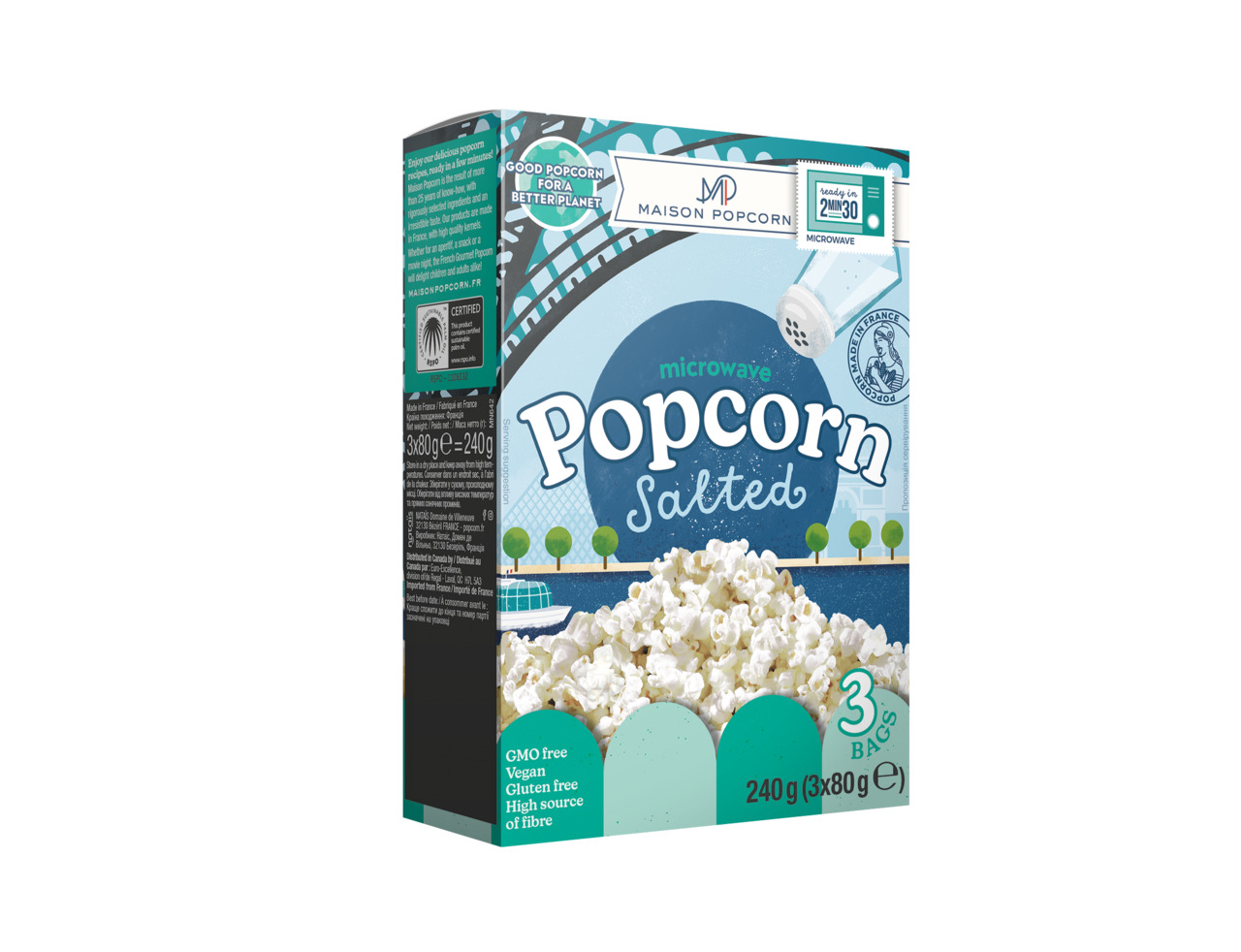 French Gourmet Microwave Popcorn Image