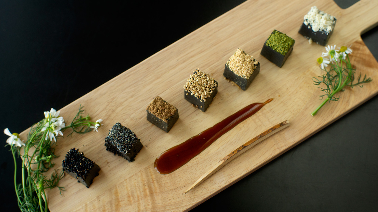 Black Sesame tofu Image