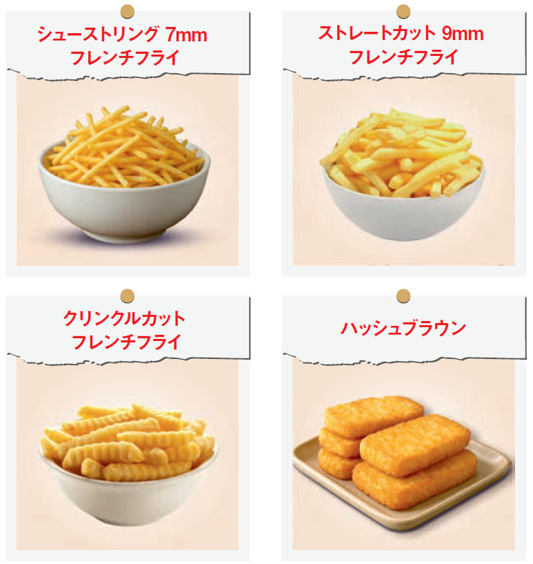 冷凍フライドポテト イメージ