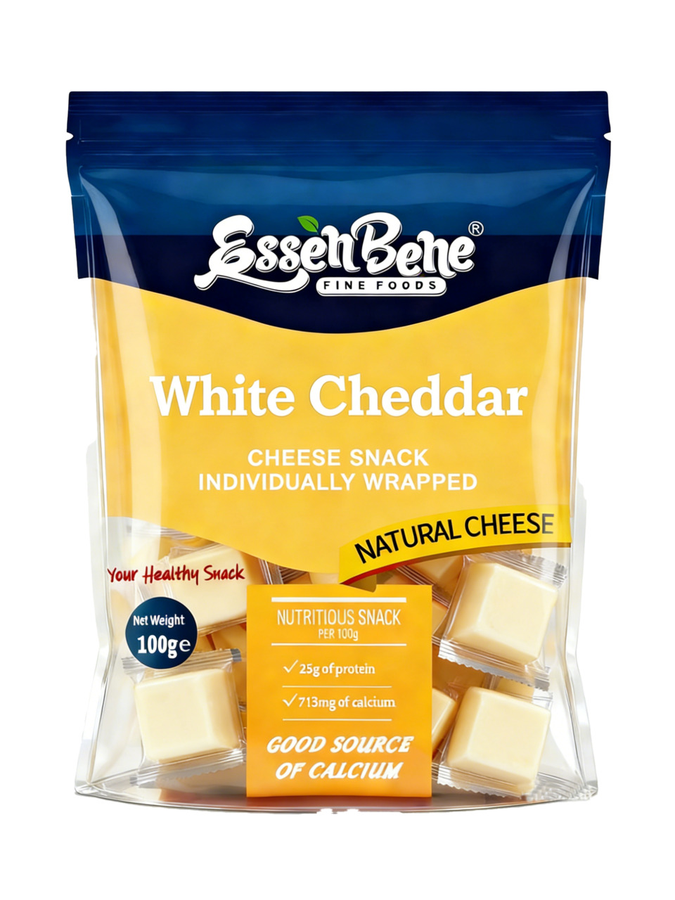 Cheddar Cheese Snack, White Cheddar Cheese Snack, Colby Jack Cheese Snack Image