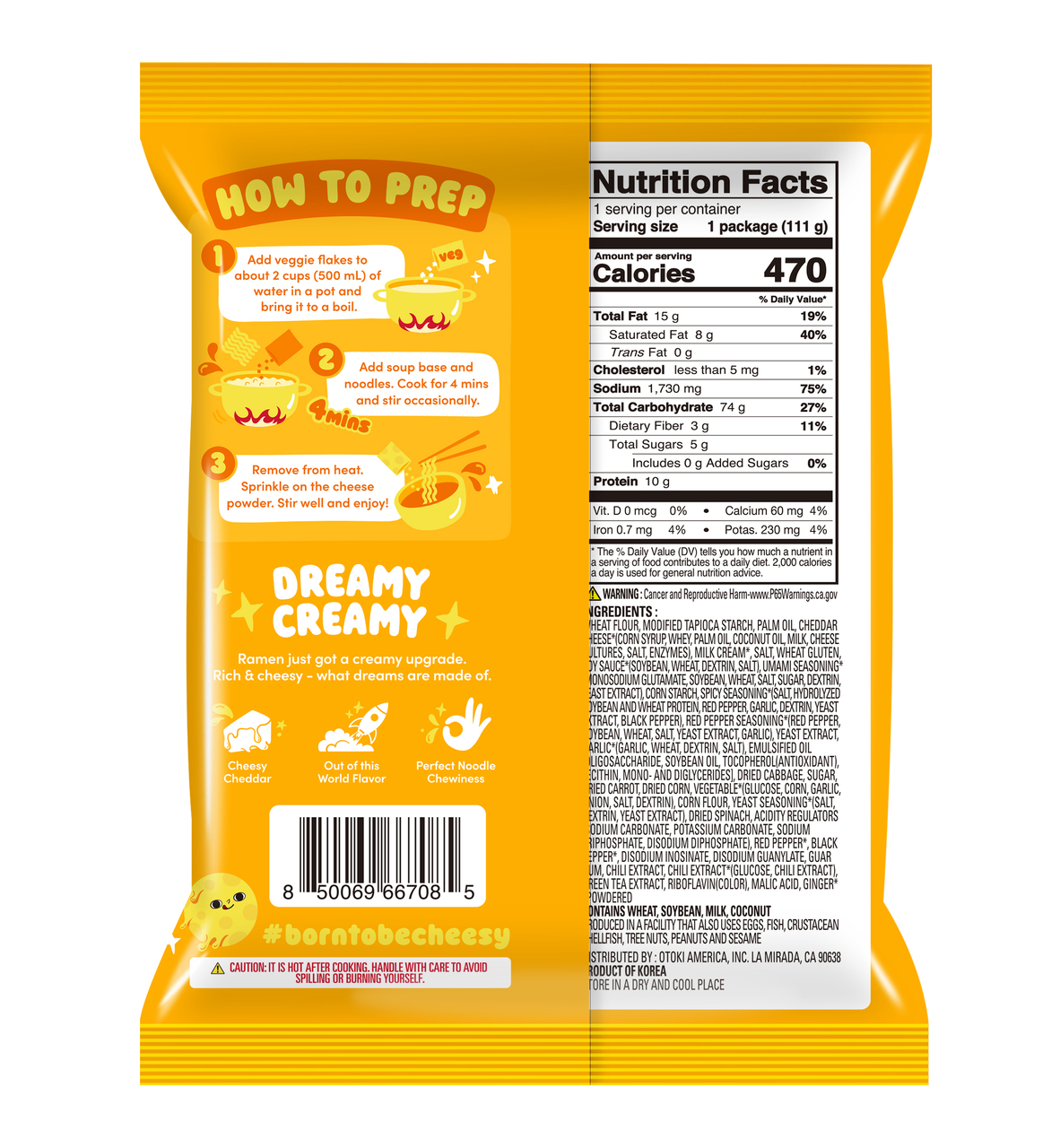 CHEESY RAMEN CHEDDAR Image