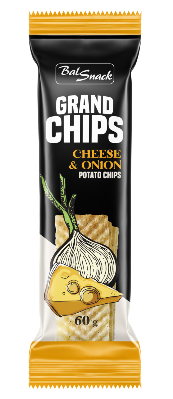 Grand Chips sour cream and onion flavoured 60g Image