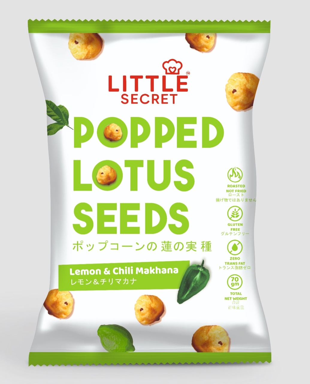 POPPED LOTUS SEEDS & KETTLE CHIPS Image