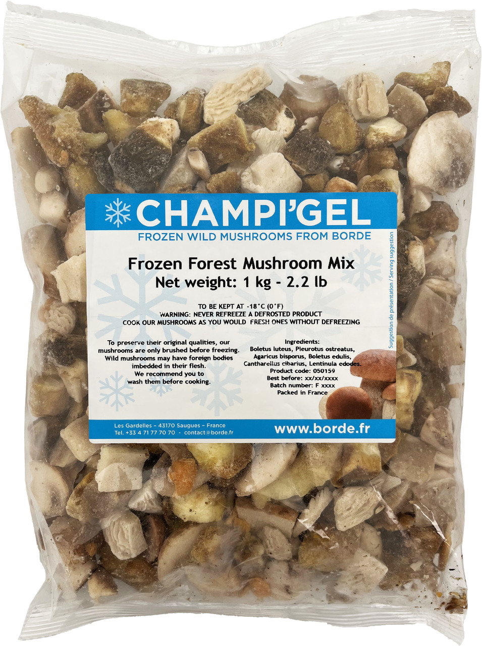 Frozen mushrooms Image