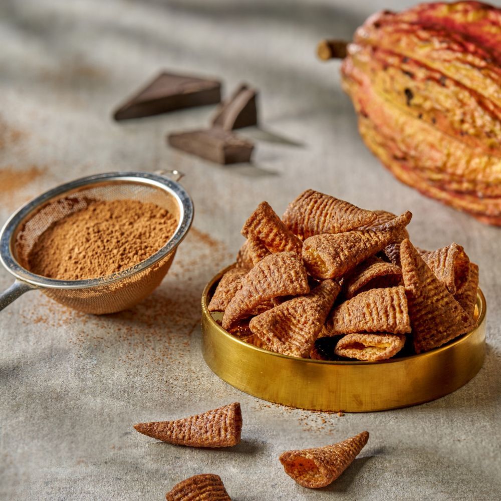 Golden Horn Corn Snack - Misty Dark Cocoa Image
