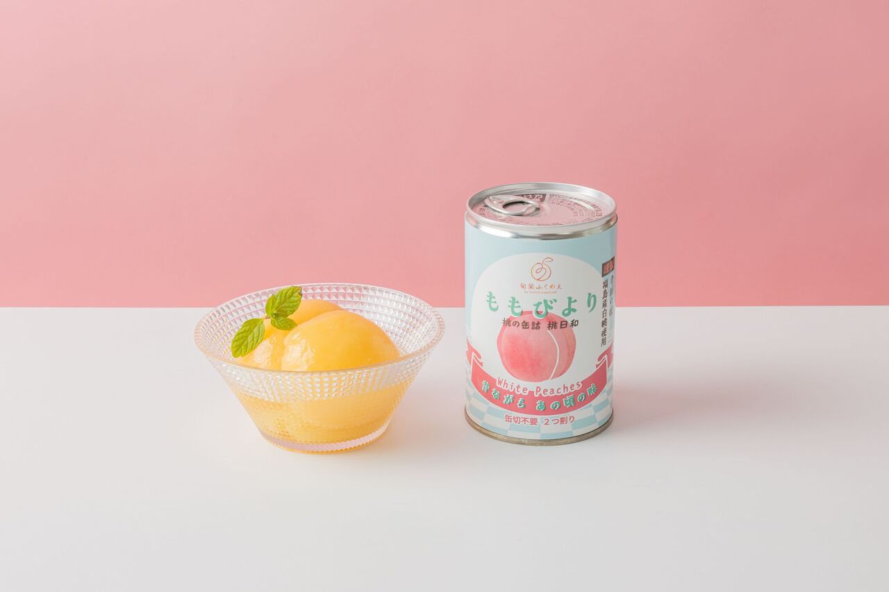 ももびより 【福島産白桃の缶詰】 イメージ
