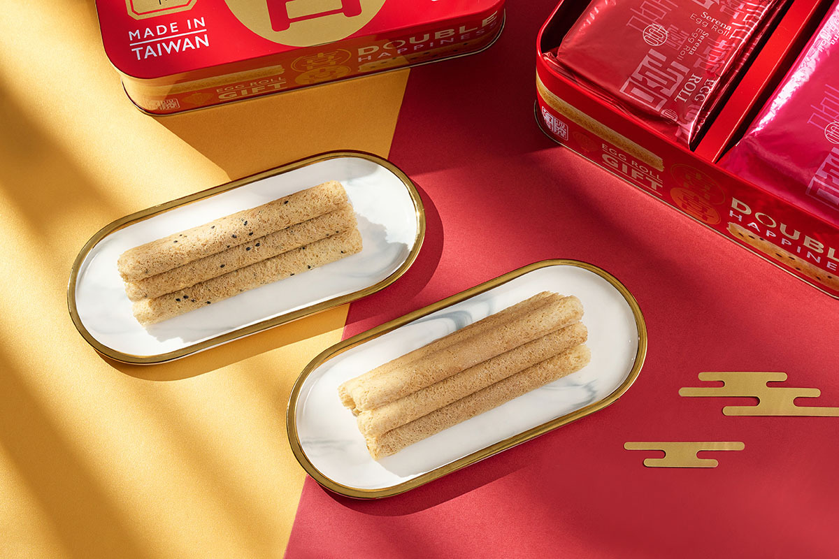 Serena Double Happiness Egg Roll Cookies Gift Box Image