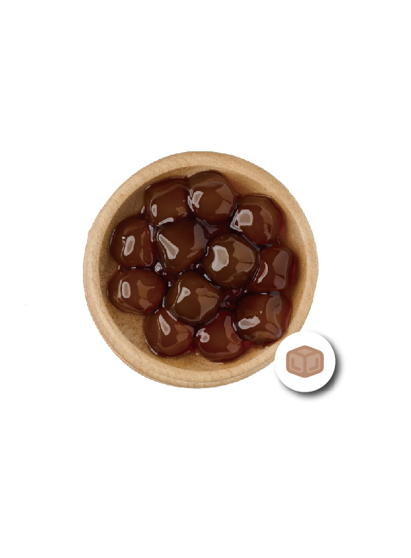 化学添加物不使用・即食タピオカパール（王道の黒糖味） イメージ