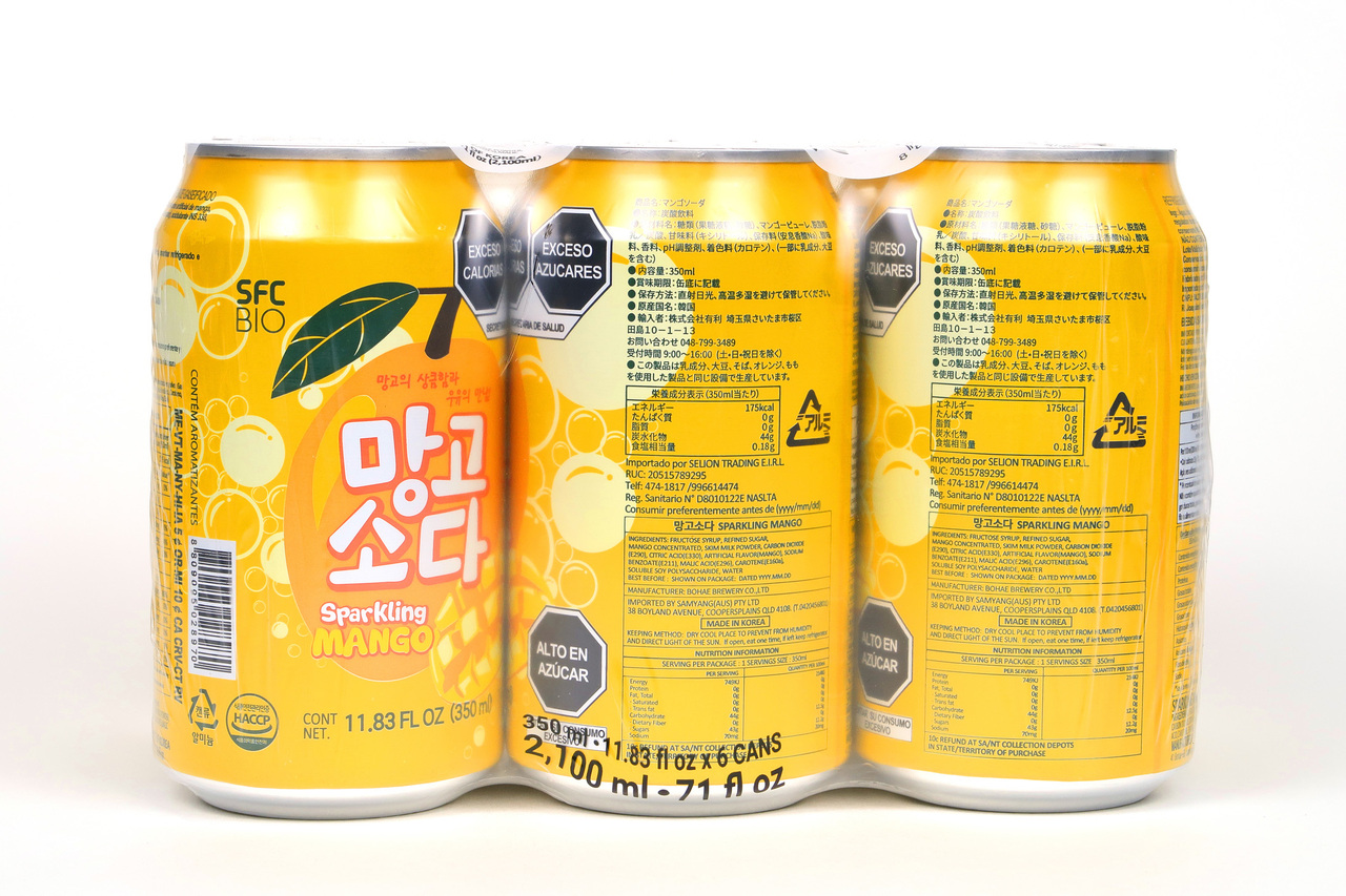 Sparkling mango, Mango soda Image