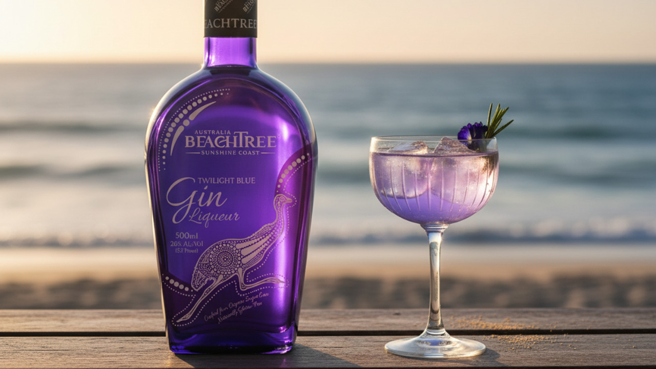 Beachtree Organic Twilight Blue Gin Liqueur Image