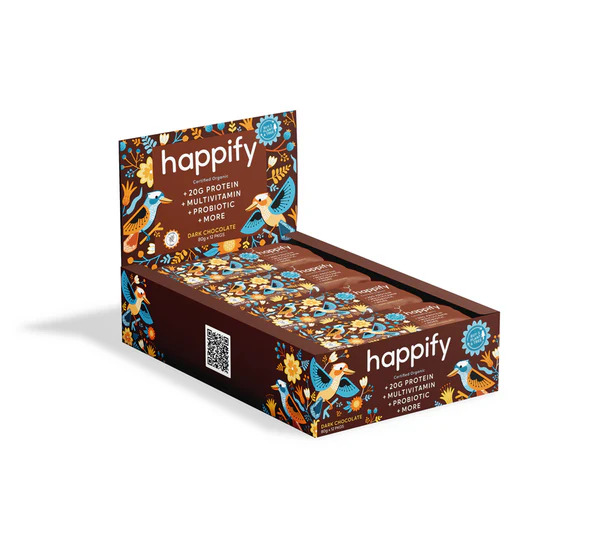 Happify Protein Multivitamin Probiotic bar Image