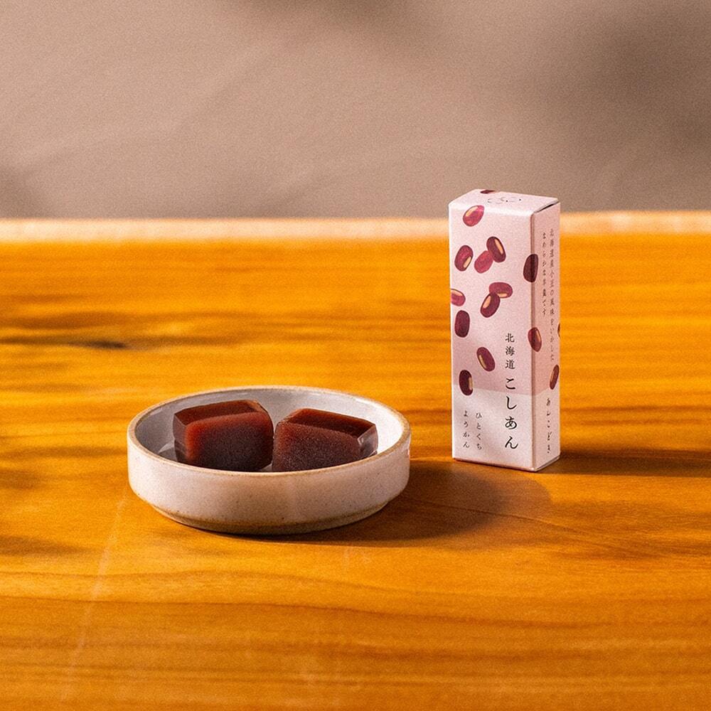 あんこどき  ひとくちようかん （こし、いも、抹茶、ゆず、塩、カカオ） イメージ