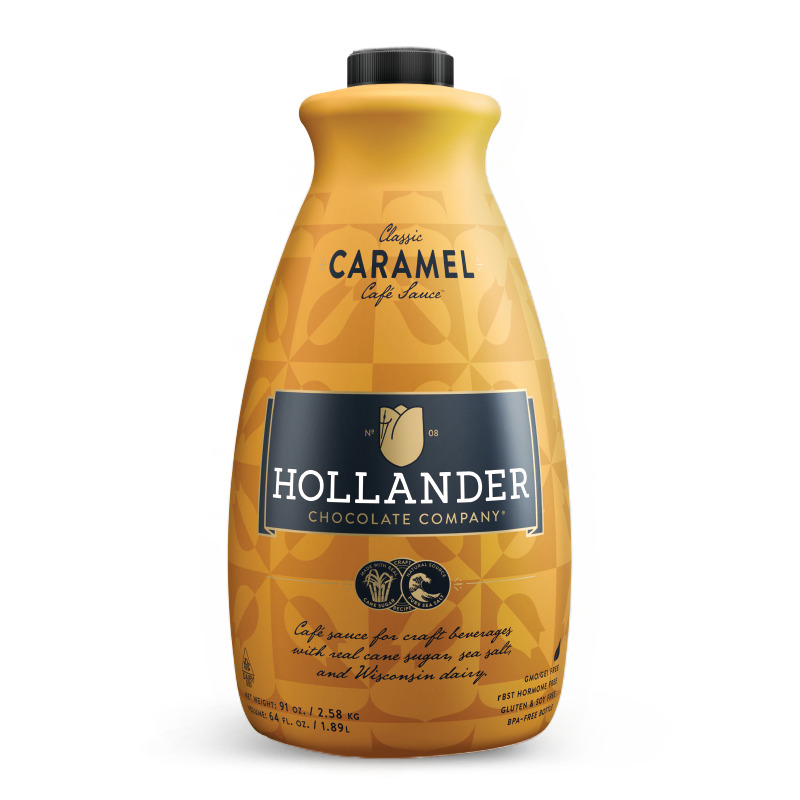 Dutched Chocolate Sauce / White Chocolate Sauce / Caramel Sauce / Velvet Chocolate Powder / Dutched Chocolate Powder Image