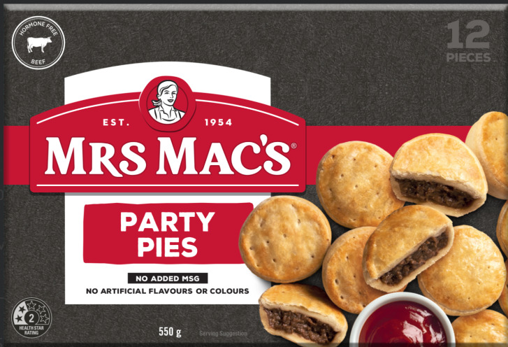 Mrs Mac's Party Beef Pies Image