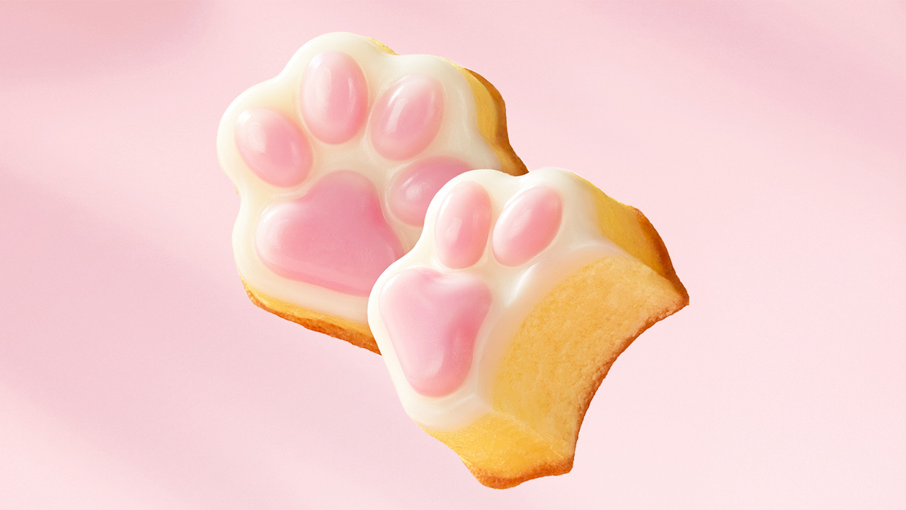 a1 猫の手プリンスイーツ（白桃風味） イメージ