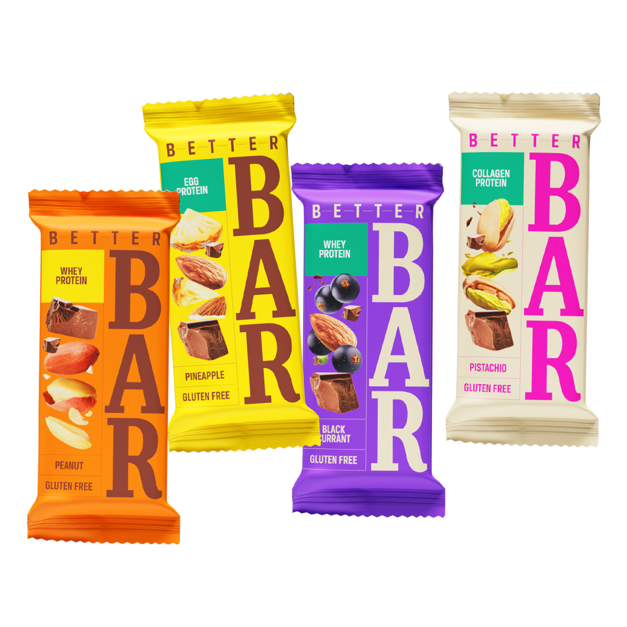 ナチュラルバーとプロテインバー イメージ