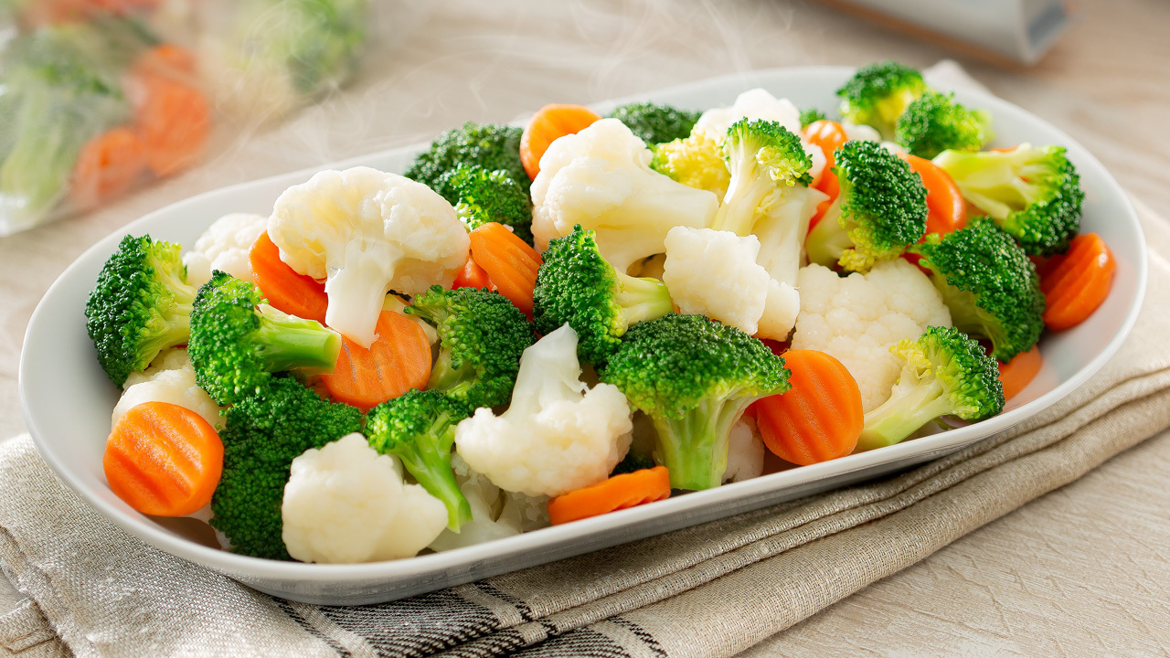 Frozen vegetables, culinary aids and mixed vegetables Image