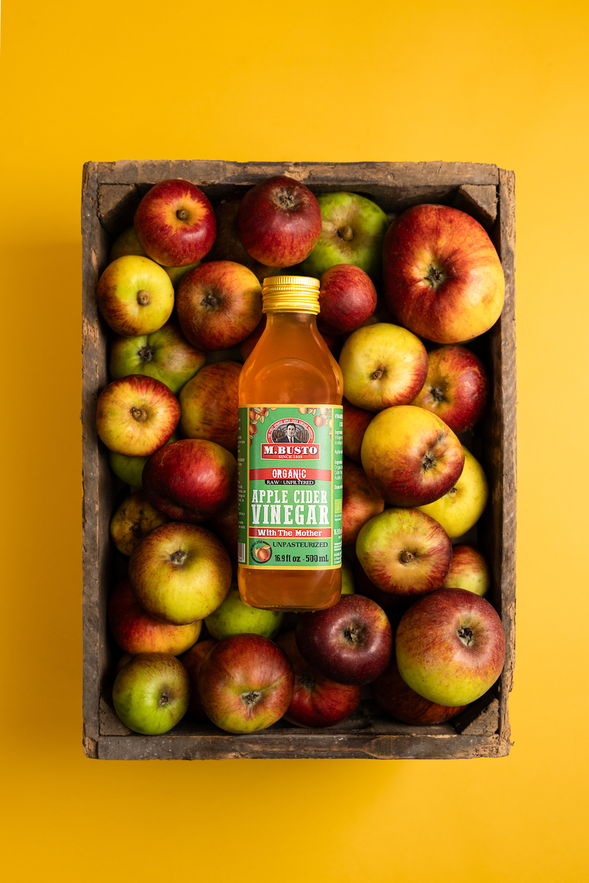 Organic apple cider vinegar with the mother MBusto - Unfiltered and unpasteurised Image
